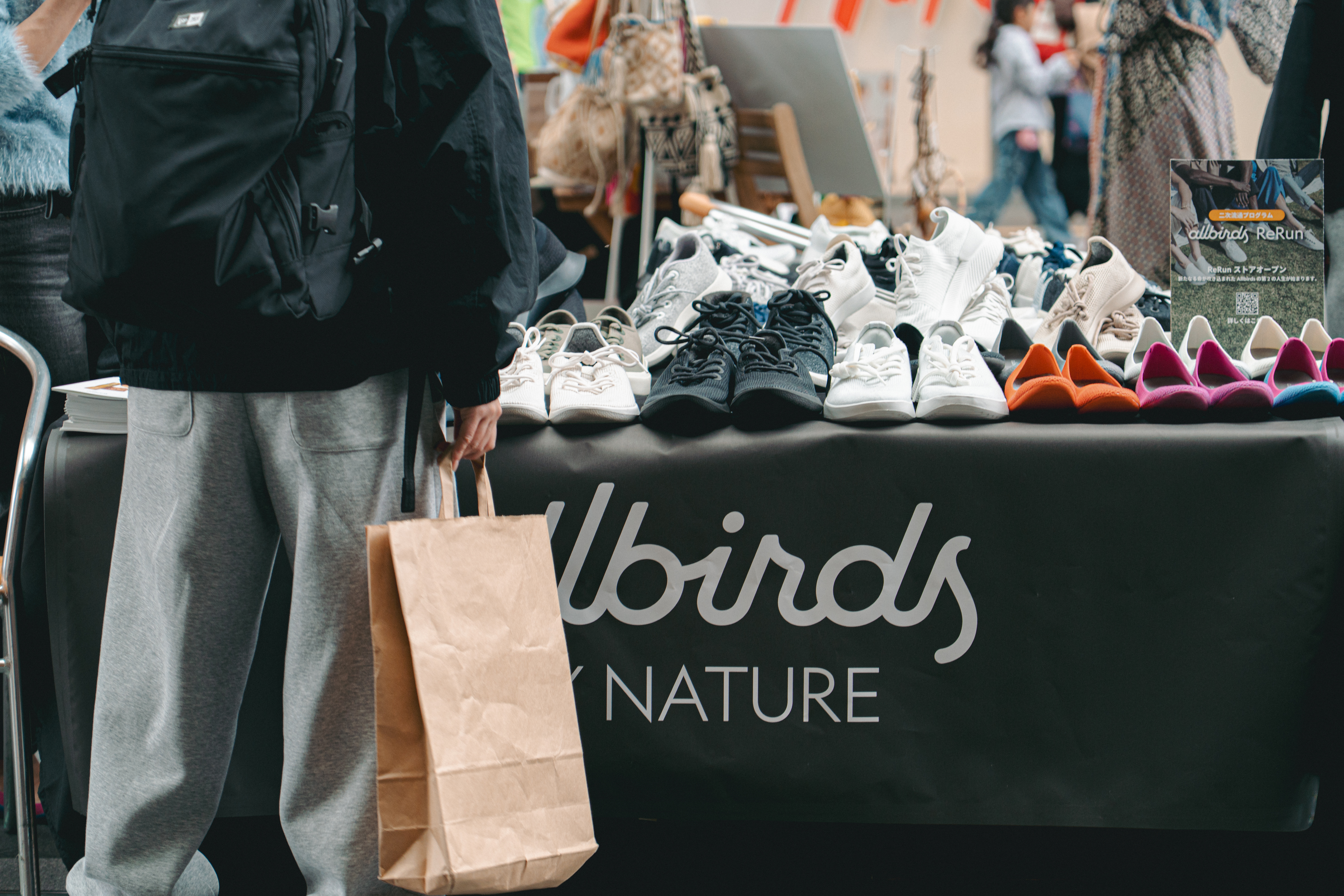Allbirdsブース